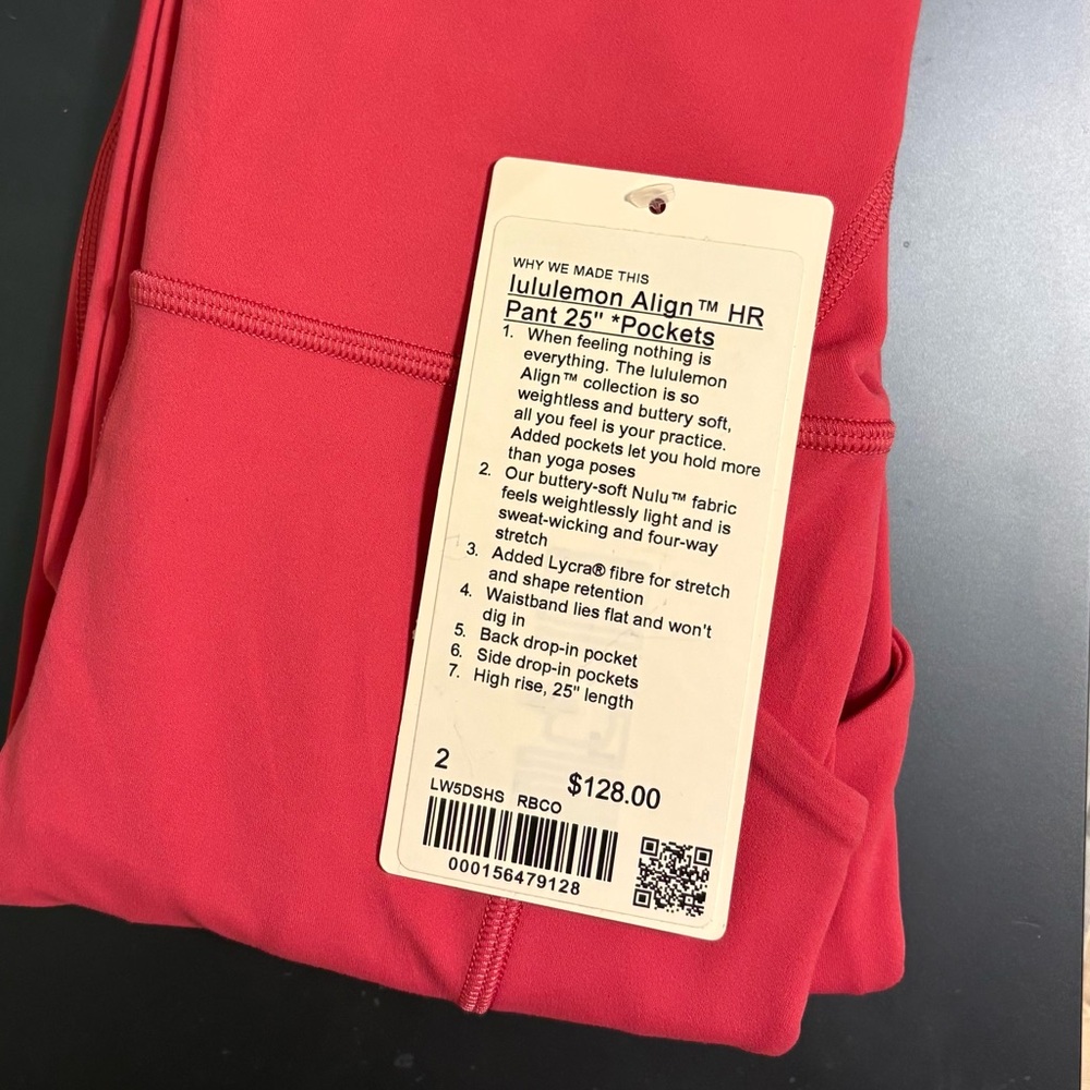 Lululemon Align HR Pant 25” *Pockets - Picture 2 of 4